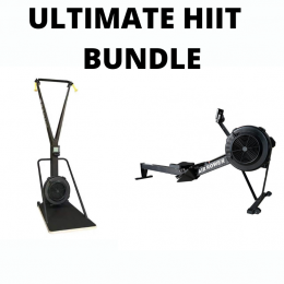Ski Erg With Floor Stand and Air Rower Bundle Deal